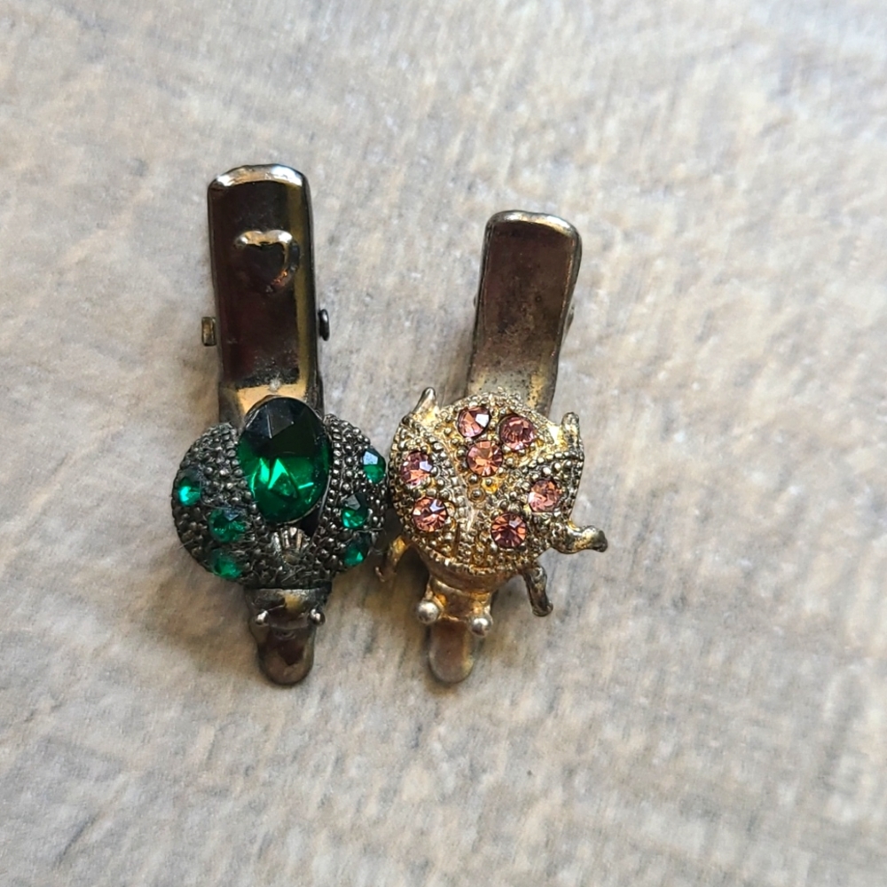 Ladybug Hair Clips